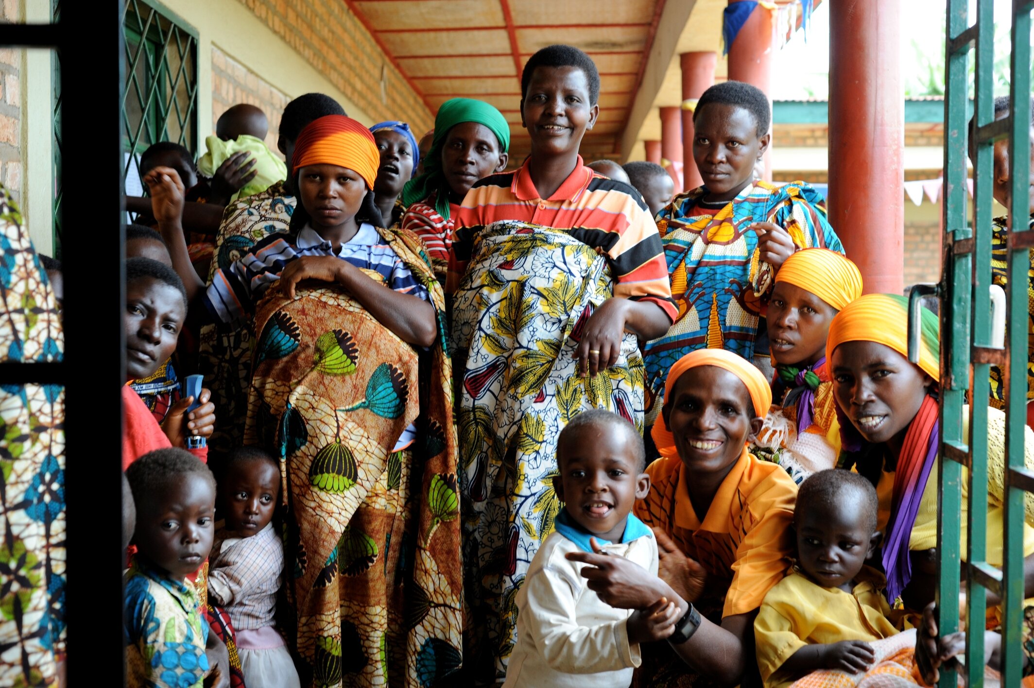 A few of the many Burundians treated in the December 2009 MDA